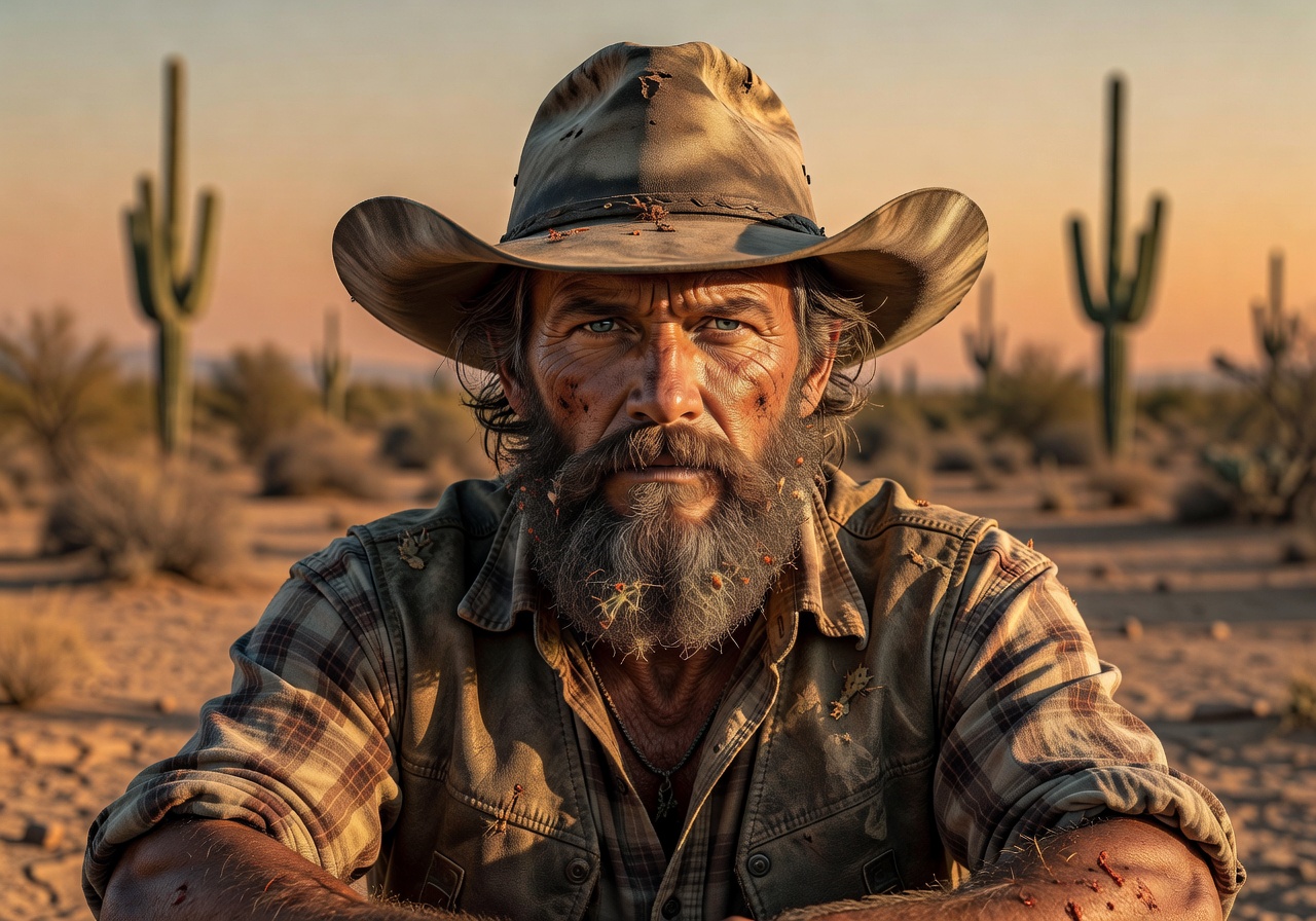 Portrait of a player named Cactus Bill